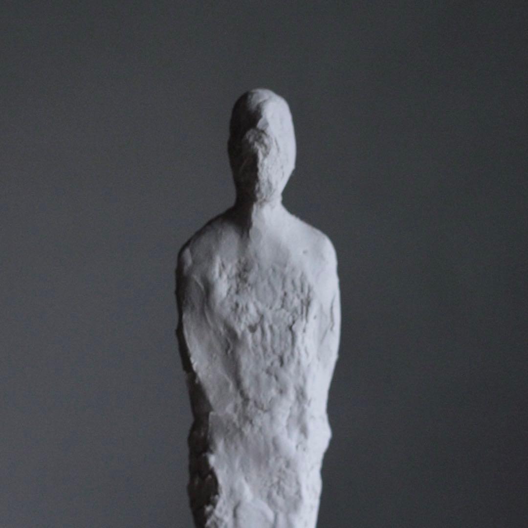 石塑粘土 立体作品 sculpture 現代美術 c 人物像 オブジェ