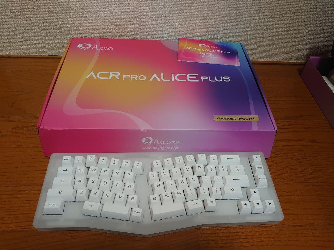 ACR PRO ALICE PLUS ホワイトキーボード 本体