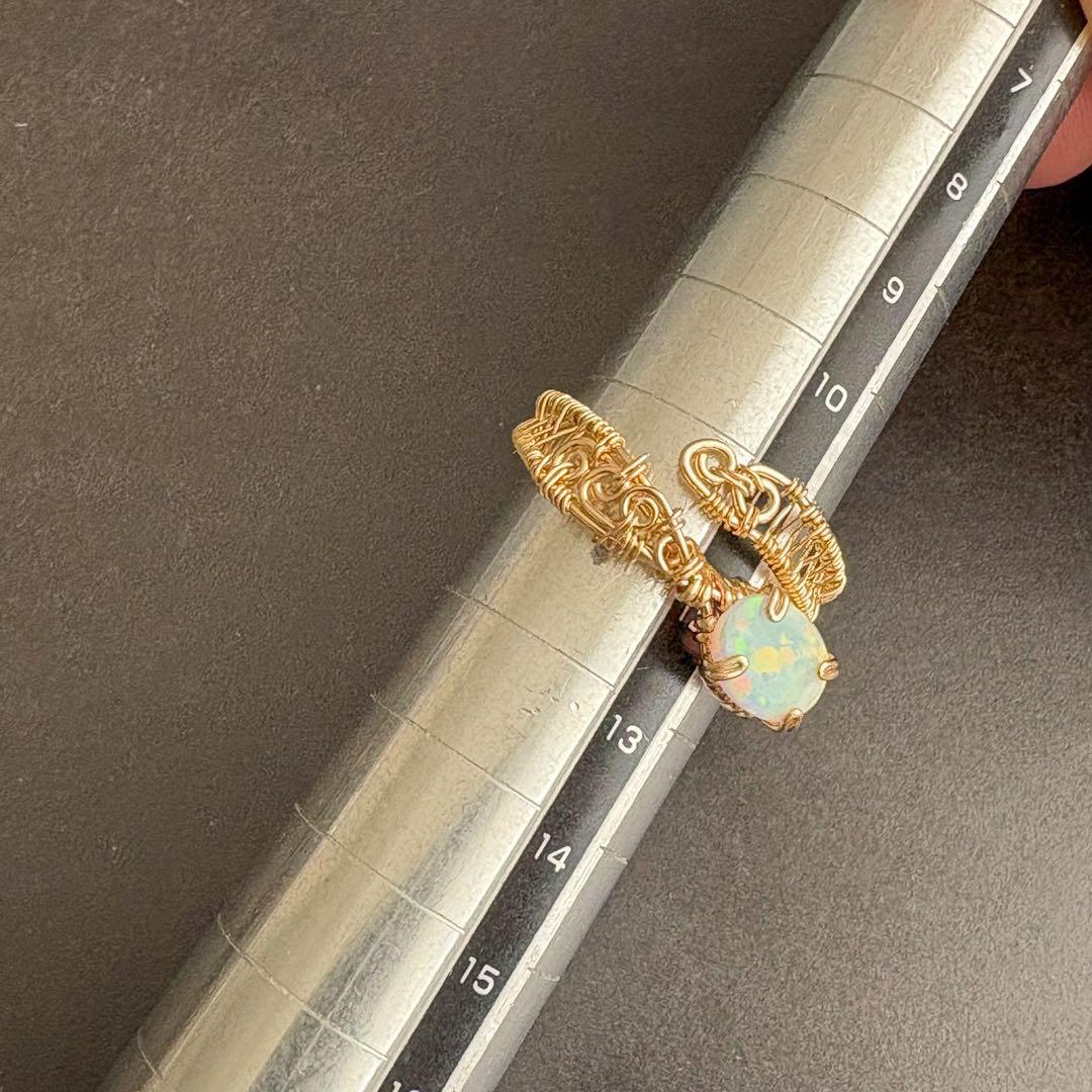 ngoma フリーサイズリング、京都オパール14kgfトップ、チェーン