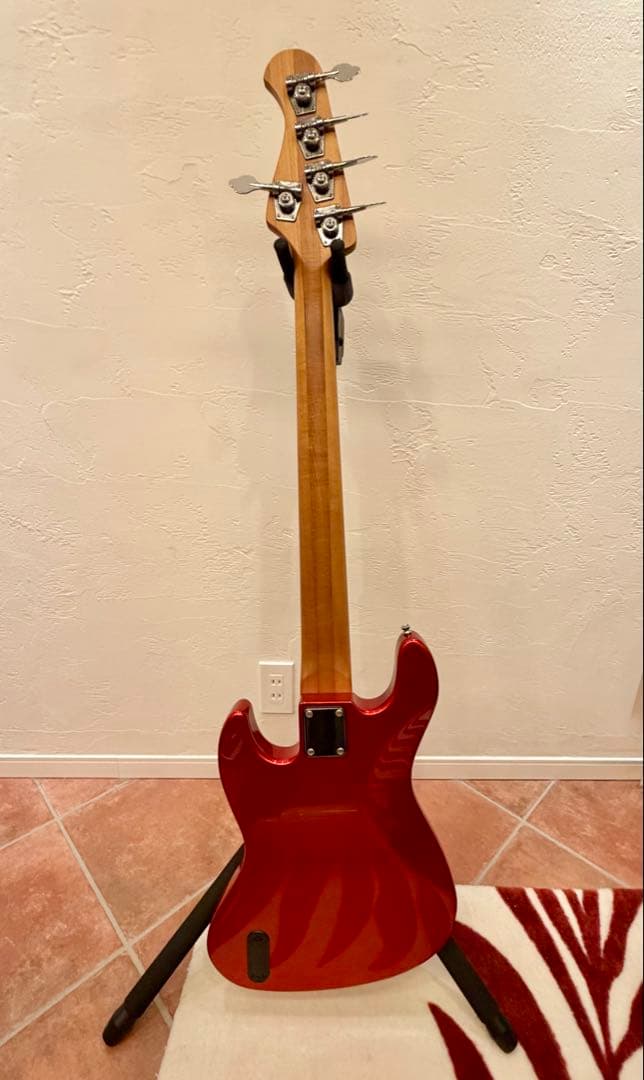 バッカス Bacchus 5弦ベース wjb5-630 キャンディアップルレッド