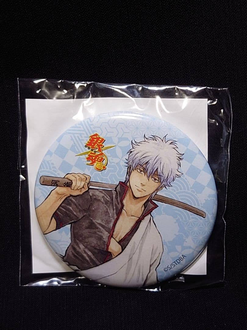 銀魂×じぇいわーるど 花鳥風月 坂田銀時　アクリルキーホルダー、缶バッジ、カード