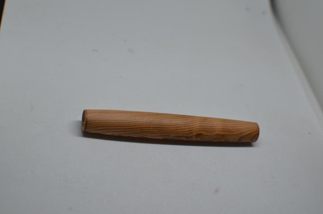 【ベル＝僕】完成いたしました。木軸　手作り　三神シャープ1100