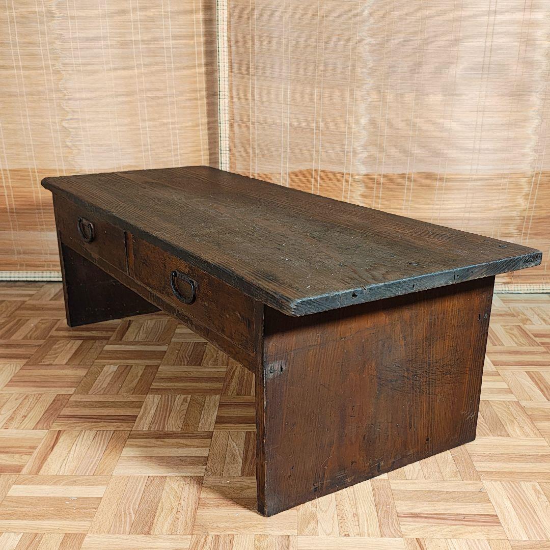 文机　小引き出し　座卓　昭和レトロ　古家具