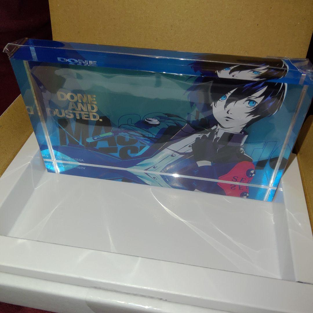 未使用　ペルソナ3リロード　主人公　結城 理 アクリルブロック