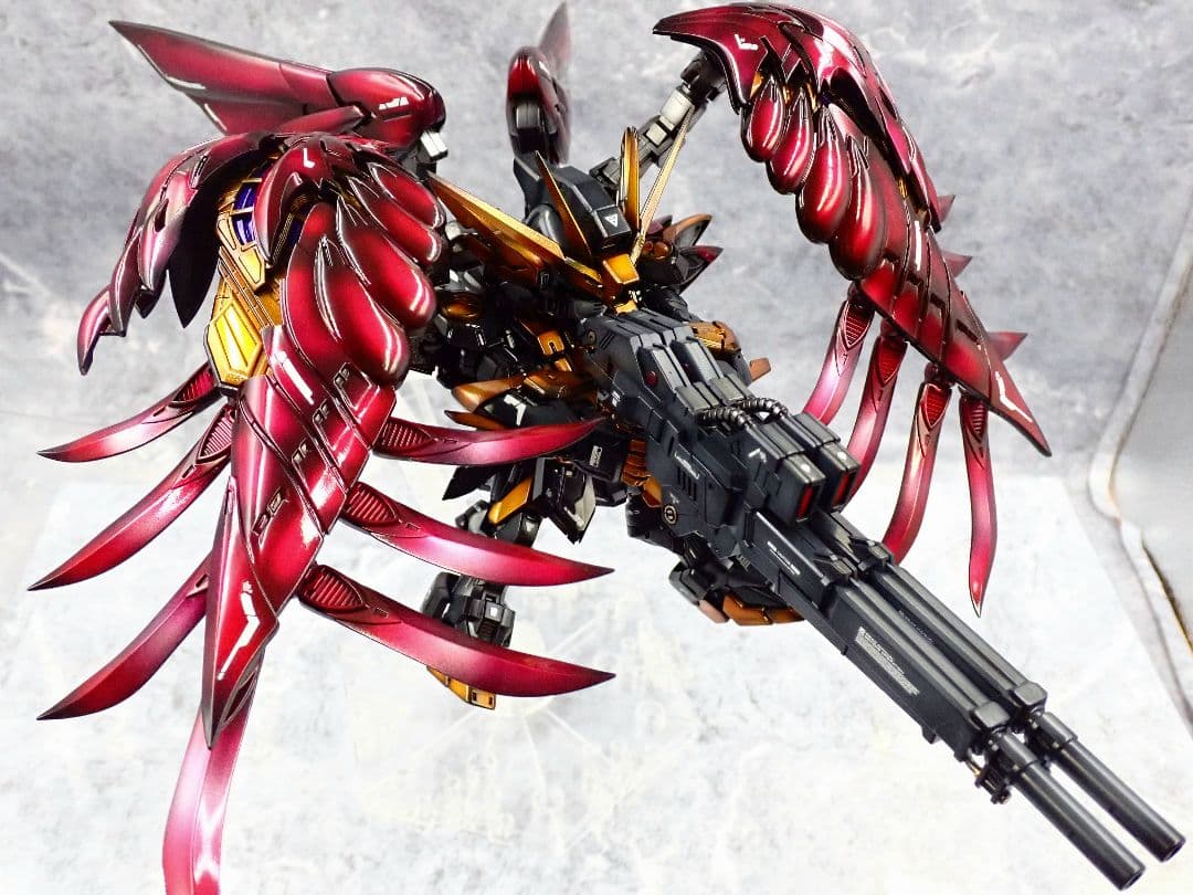MGSD ウイングガンダムゼロ(EW) リベリオン 全塗装 ガンプラ完成品