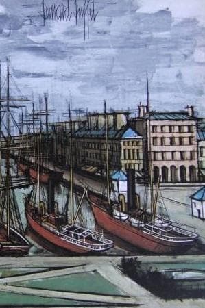 ベルナール・ビュッフェ、Le Havre,le bassin de commer