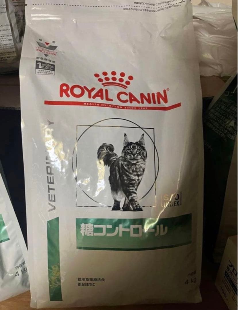猫　ロイヤルカナン　療法食　糖尿病　糖コントロール　キャットフード 4キロ