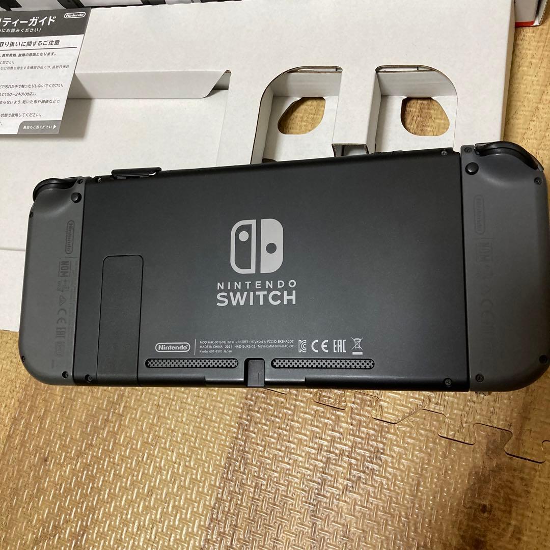 【極美品】Nintendo Switch 本体　グレー バッテリー強化版
