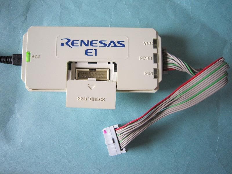 初心者・サポート付 ルネサス　Renesas　E1エミュレータ　実習用キット