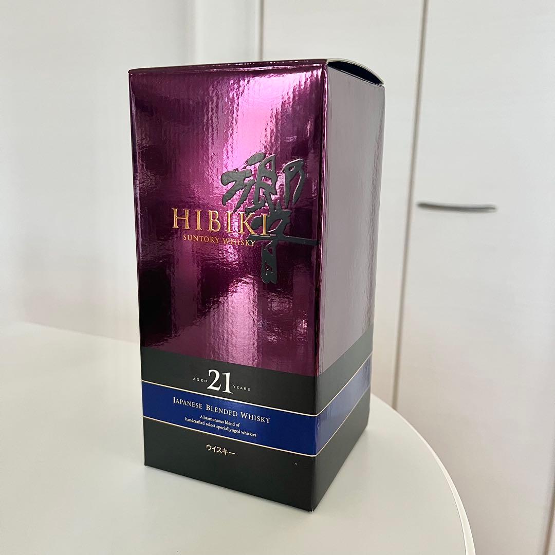 サントリーウイスキー 響 21年 空箱 空瓶