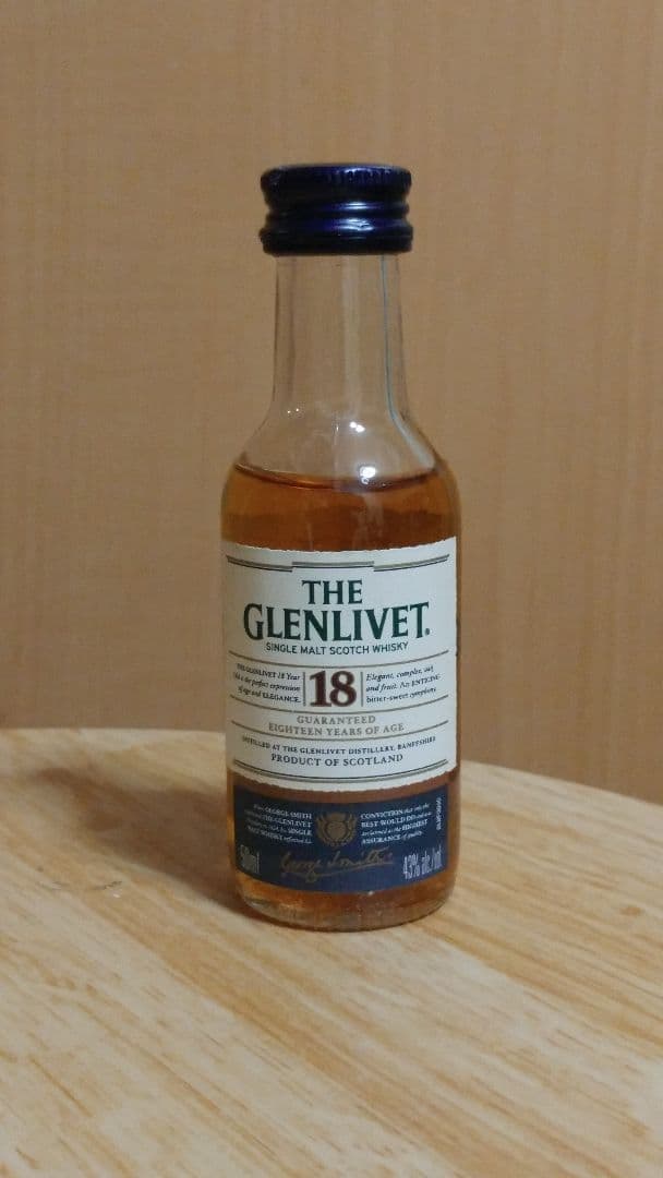 グレンリベット 18Y　グレンフィディック(旧ボトル)　ミニチュアボトルセット