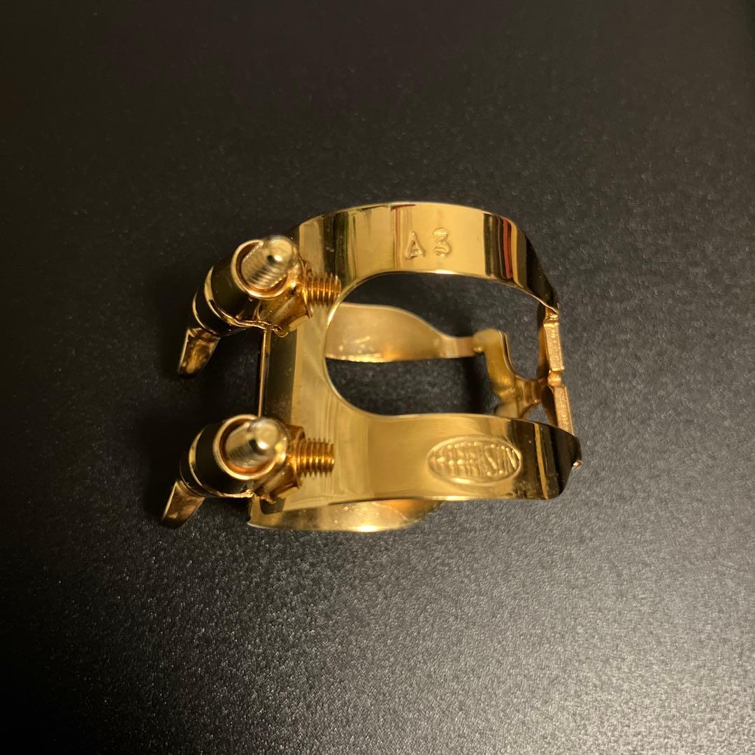 ［美品］ハリソン・ハーツ アルトサックス用リガチャー(A3／GP)