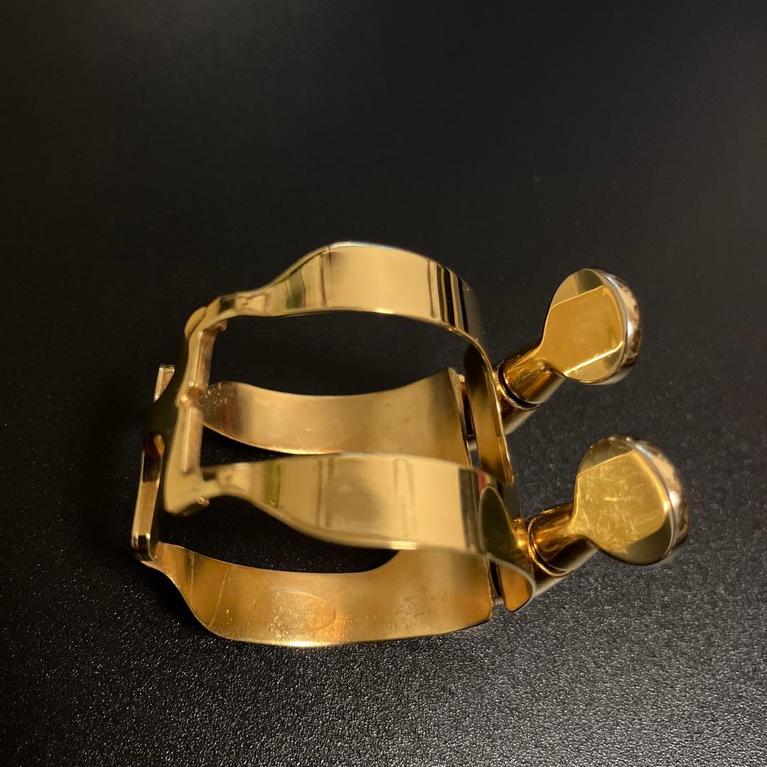 ［美品］ハリソン・ハーツ アルトサックス用リガチャー(A3／GP)