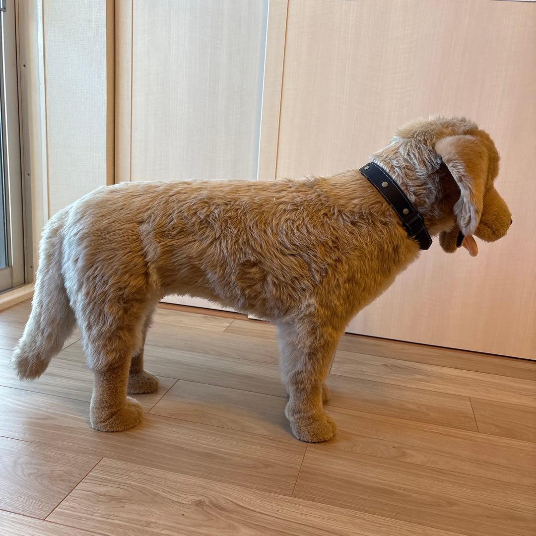 ditz ゴールデンレトリバー　フットレスト　ぬいぐるみ　大型