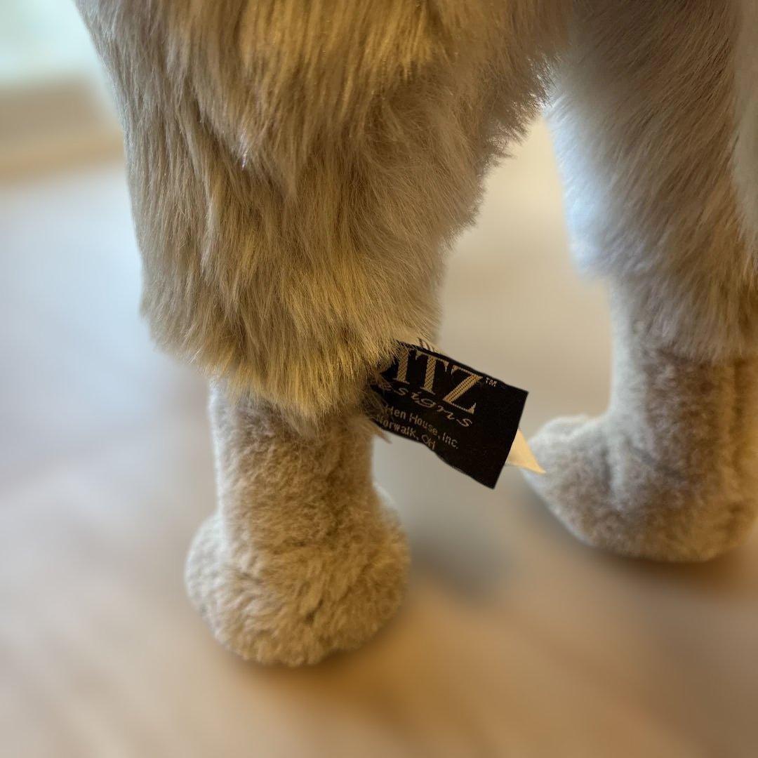 ditz ゴールデンレトリバー　フットレスト　ぬいぐるみ　大型