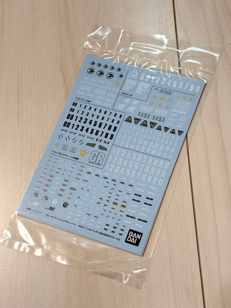 HGUC 1/144 RGM-89DEW EWACジェガン セット 特典デカール