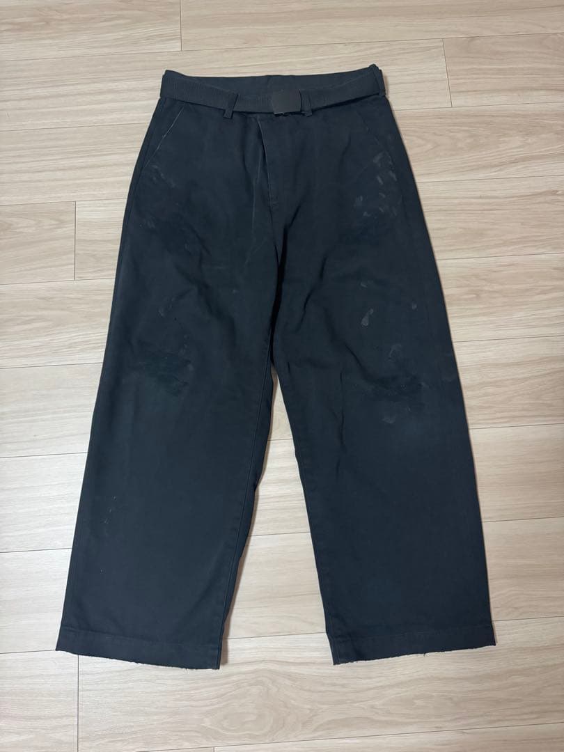 ANCELLM wism別注 wide chino pants アンセルム