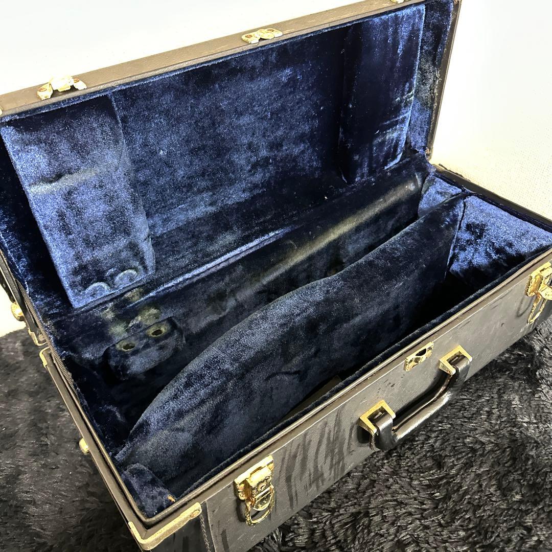 ビンテージ トランペット ダブルケース 管楽器 ハードケース