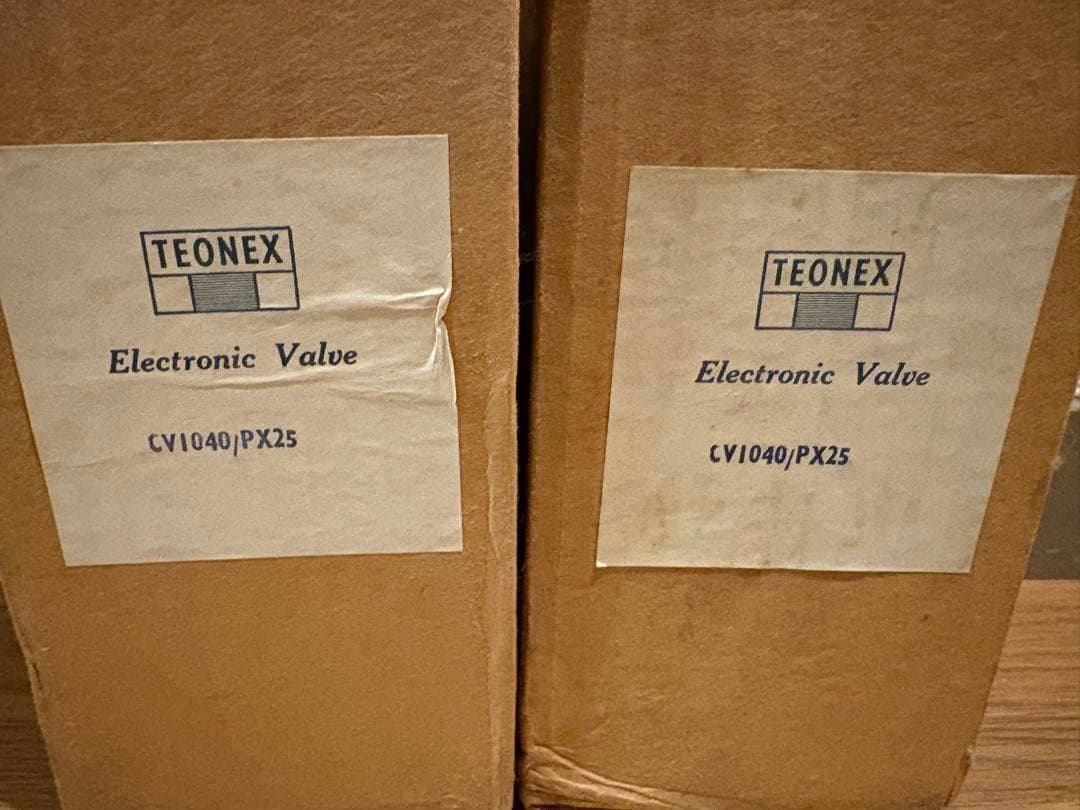 木*村様 TEONEX CV1040/PX25 真空管 2個セット　2