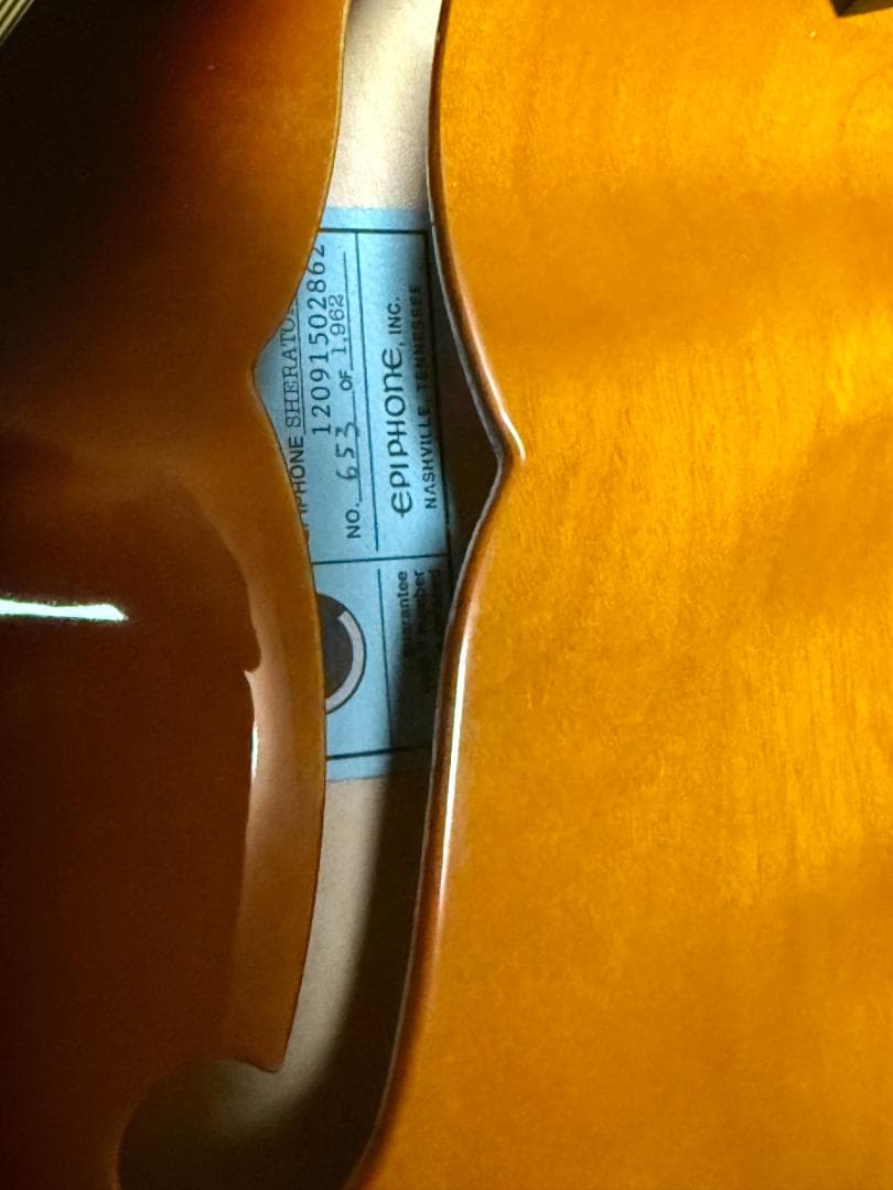 ギター Epiphone SHERATON E212T 50th 1962