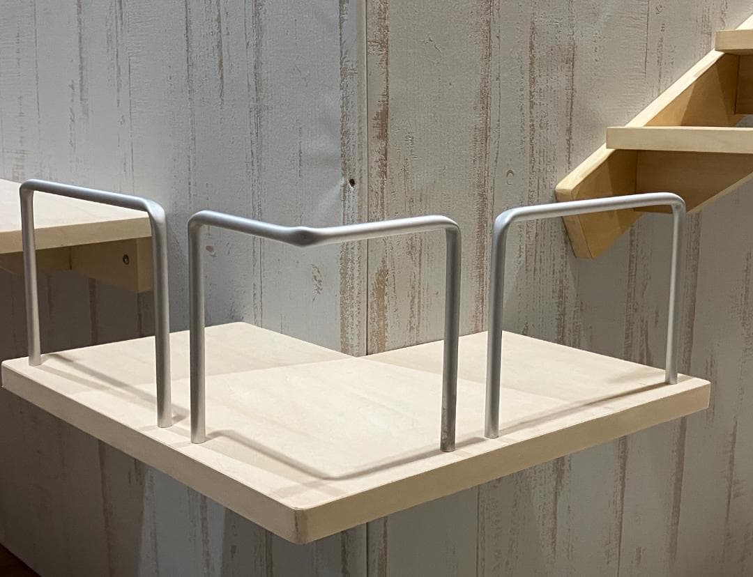 キャットウォーク、手すり付きコーナーステップ出隅、在庫翌日発送