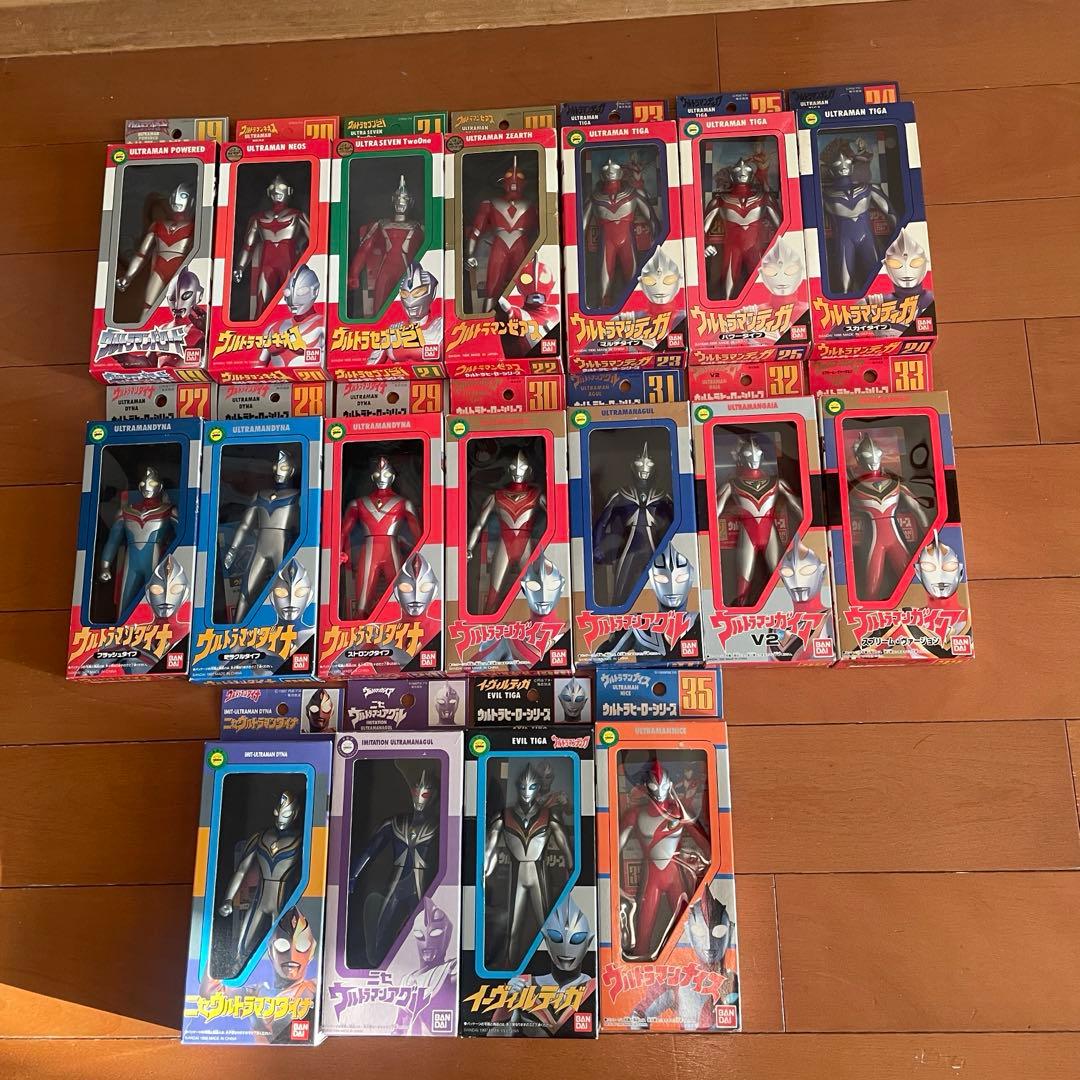 未開封　ウルトラヒーローシリーズ　セット　ウルトラマン　ソフビ