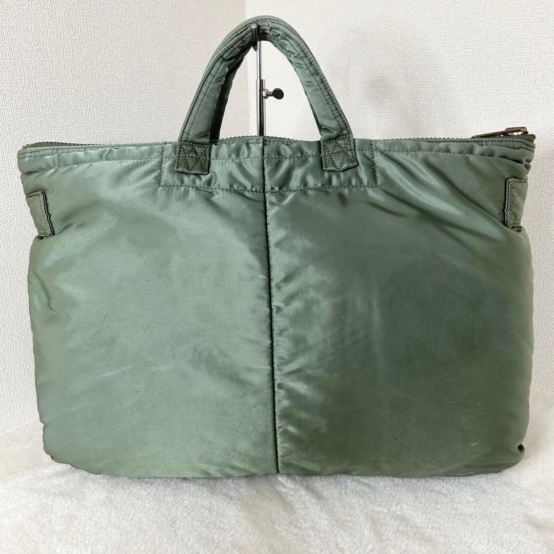 ✨レア色✨ポーター タンカー セージグリーン ヘルメットバッグ ハンドバッグ