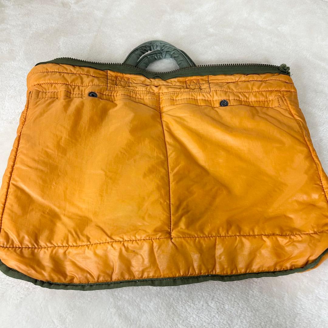 ✨レア色✨ポーター タンカー セージグリーン ヘルメットバッグ ハンドバッグ