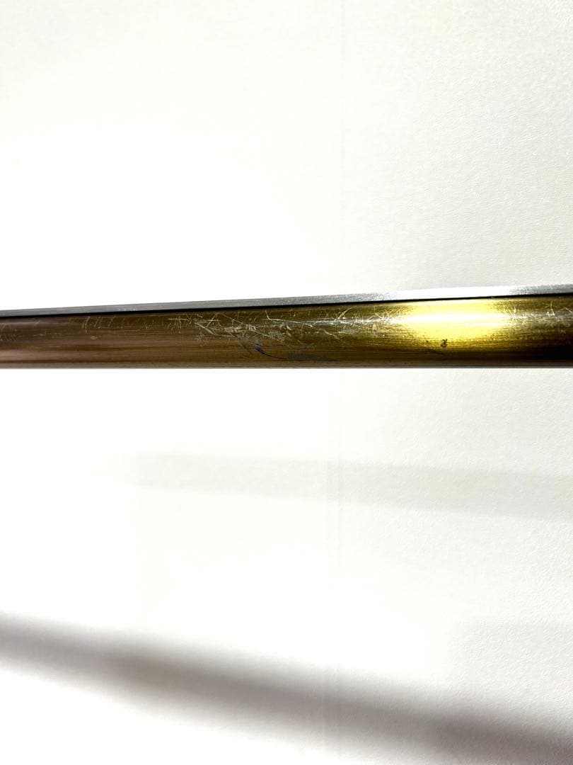 【超美品】 ハンガーラック アンティークゴールド 90cm 2本分