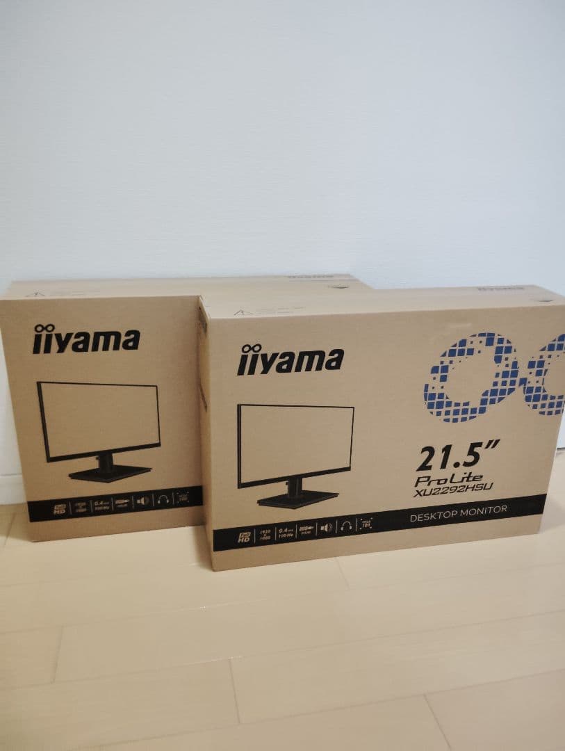 iiyama ProLite XU2292HSU-B6 21.5型 2個