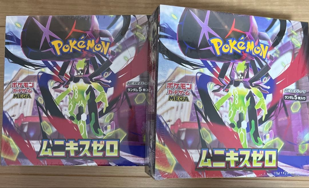 ポケモンカードMEGA ムニキスゼロ　2BOX シュリンク付　新品未開封品