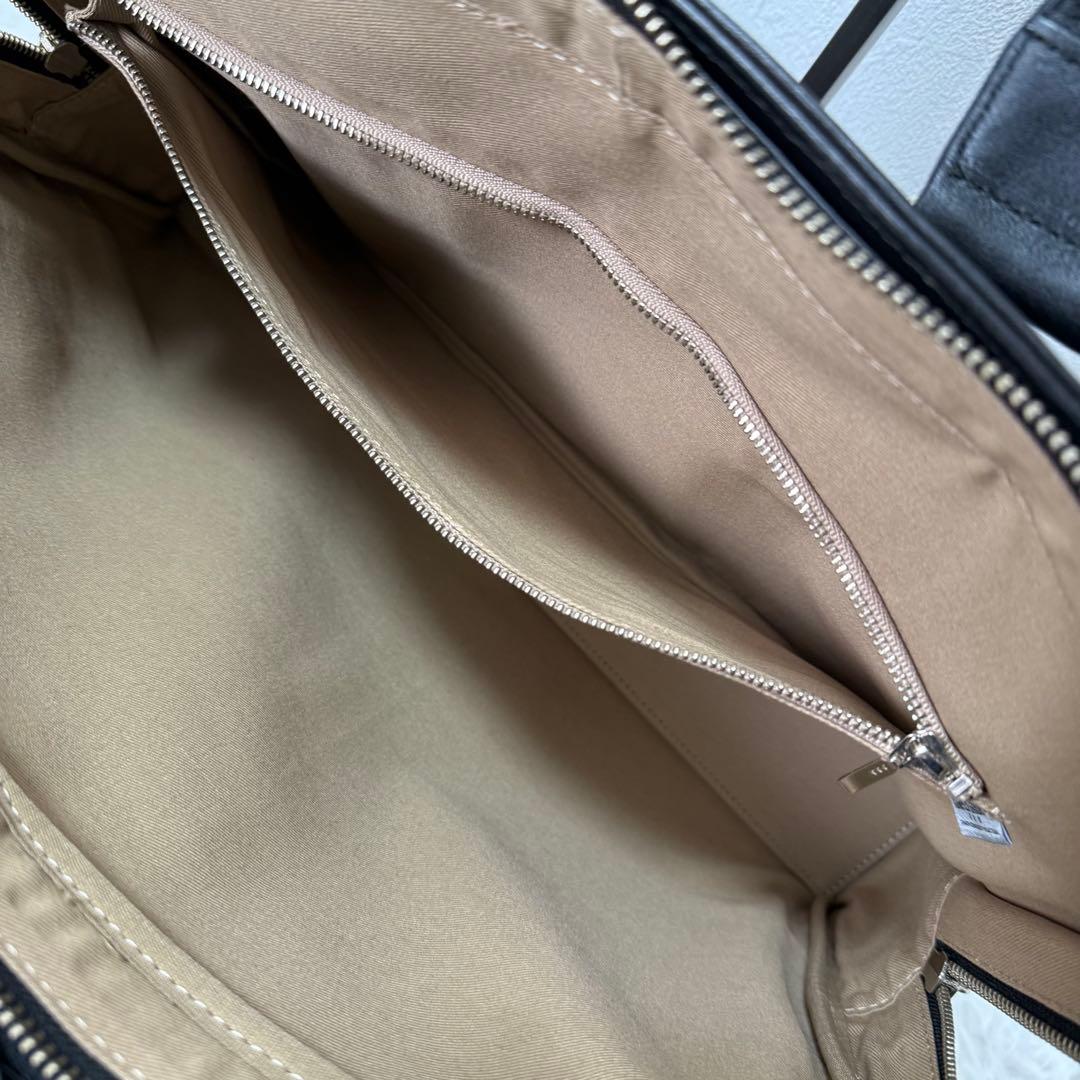 COMPLEX GARDENS ビジネスバッグ 牛革 2層式 2way 大容量