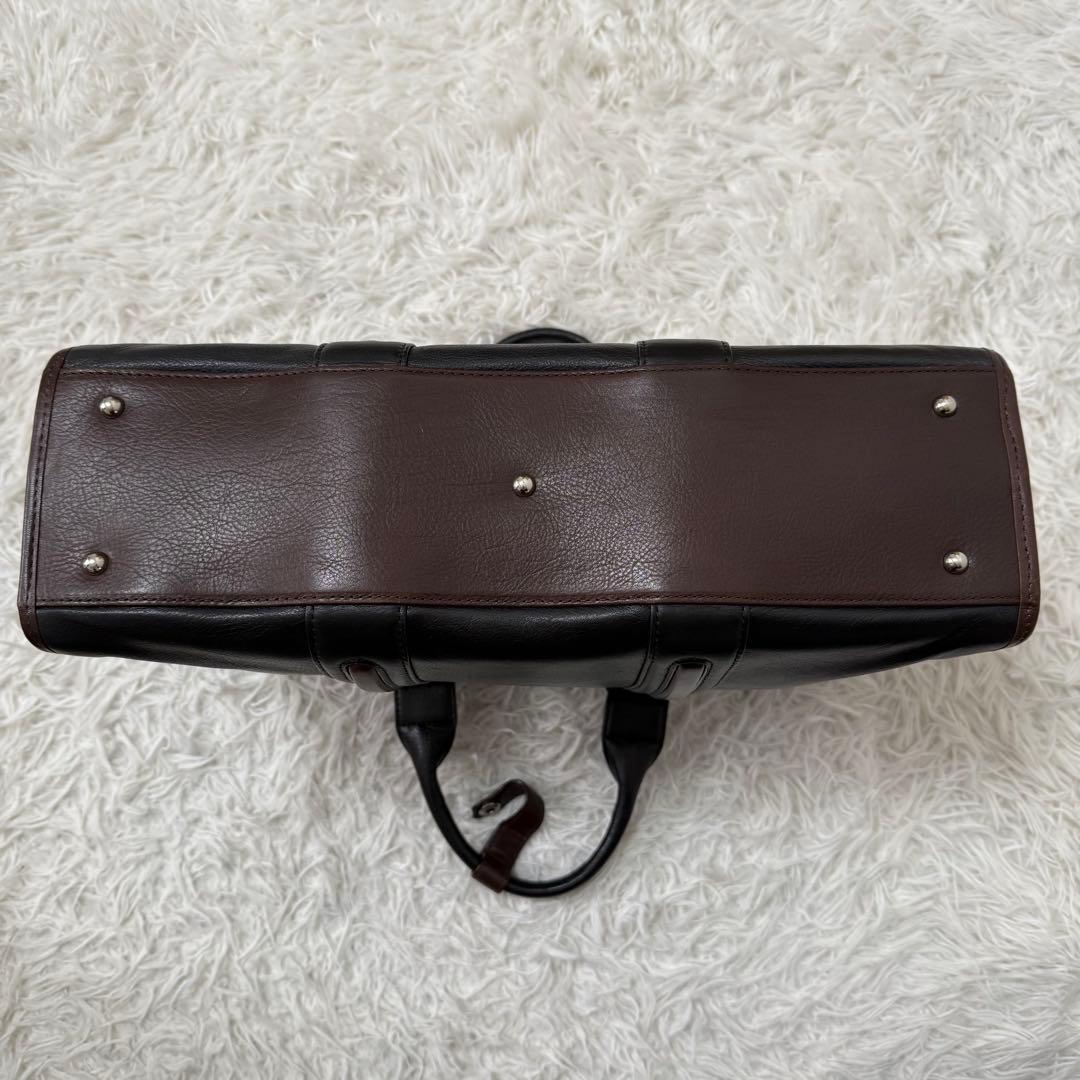 COMPLEX GARDENS ビジネスバッグ 牛革 2層式 2way 大容量