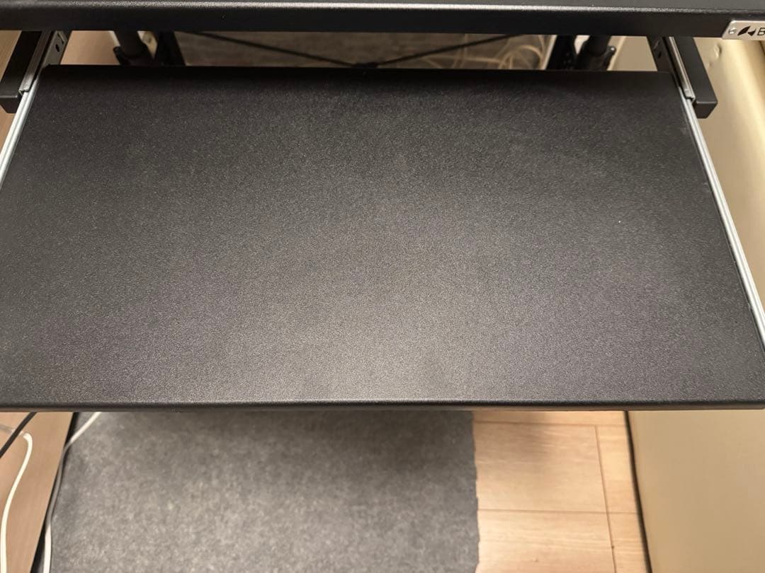 Bauhutte BHD-700M-BK ブラック [スクエアゲーミングデスク]