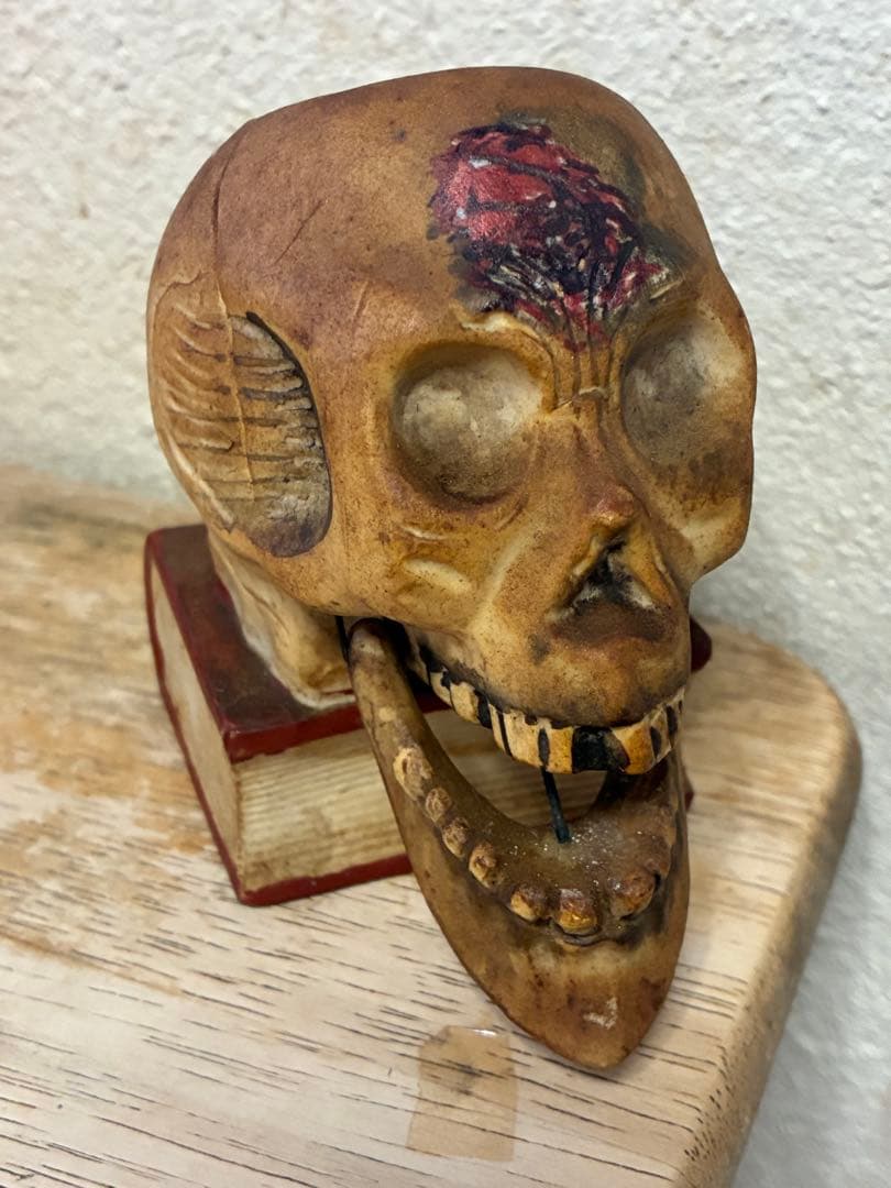 ビンテージ50s スカル　髑髏　死神　　ハロウィン　骸骨　ミッドセンチュリー