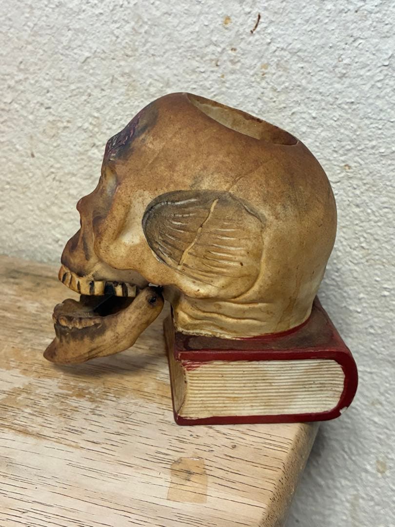 ビンテージ50s スカル　髑髏　死神　　ハロウィン　骸骨　ミッドセンチュリー