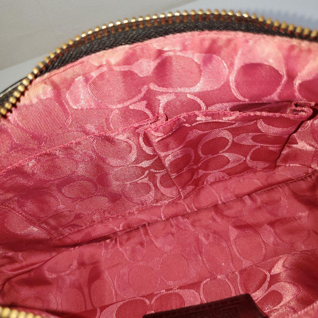 美品　COACH コーチ　ショルダーバッグ　トートバッグ　レザー　黒　レディース