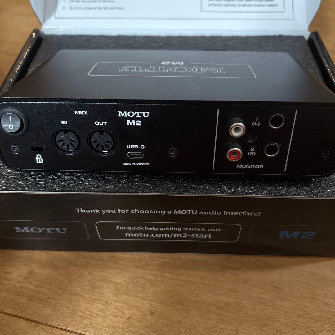 MOTU M2 2イン2アウトオーディオインターフェイス