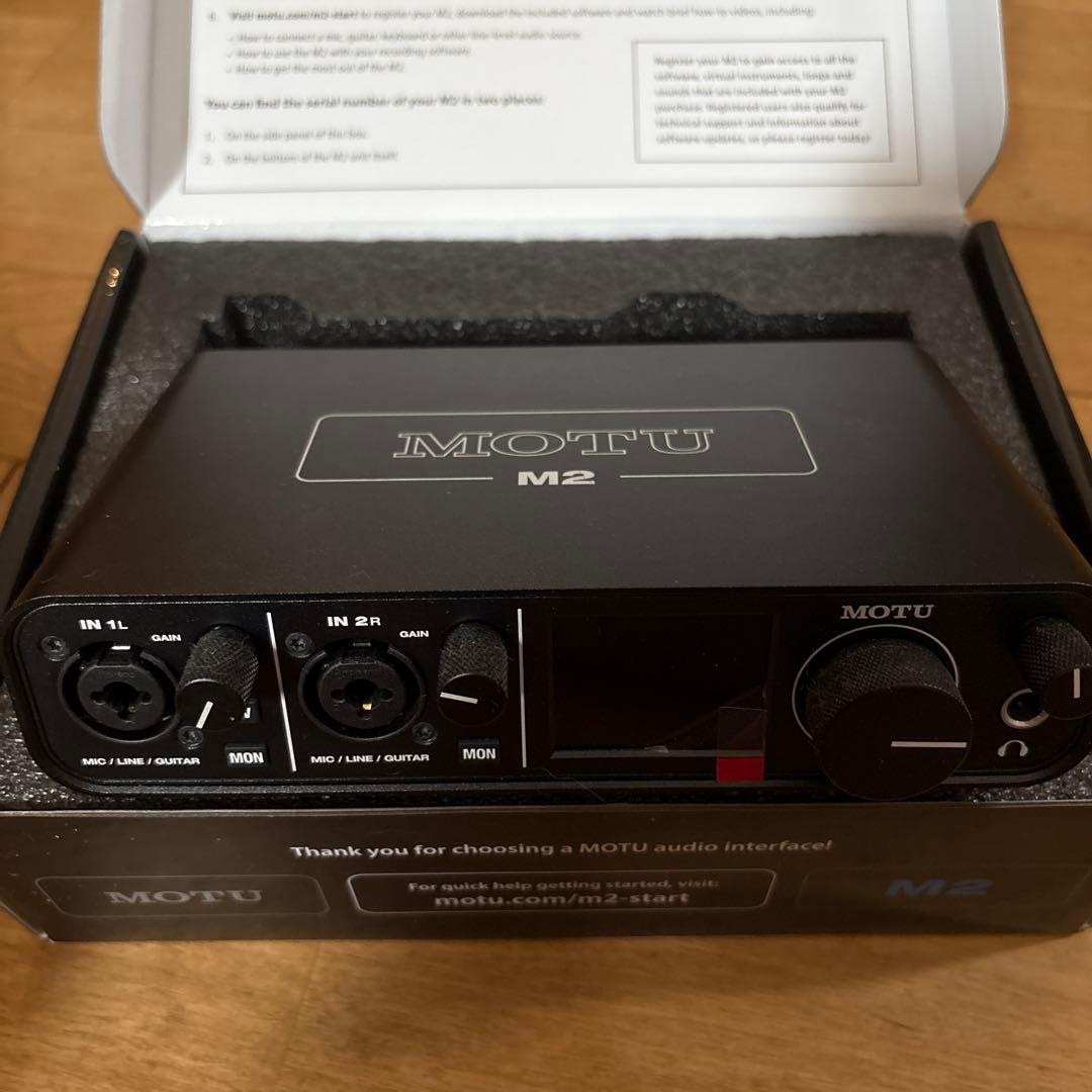 MOTU M2 2イン2アウトオーディオインターフェイス