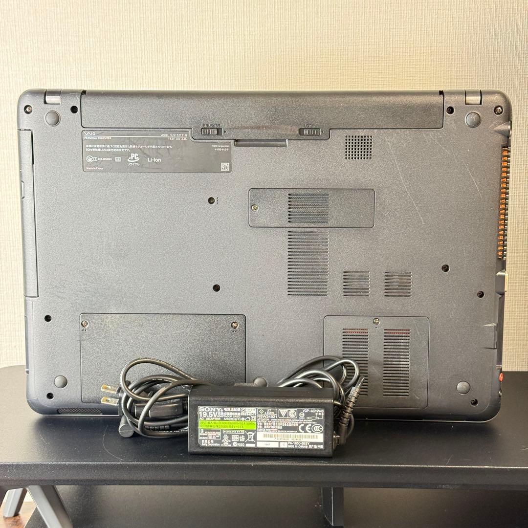 ★シルバー★VAIO 大画面15.5型ワイド Office2024付 DVD