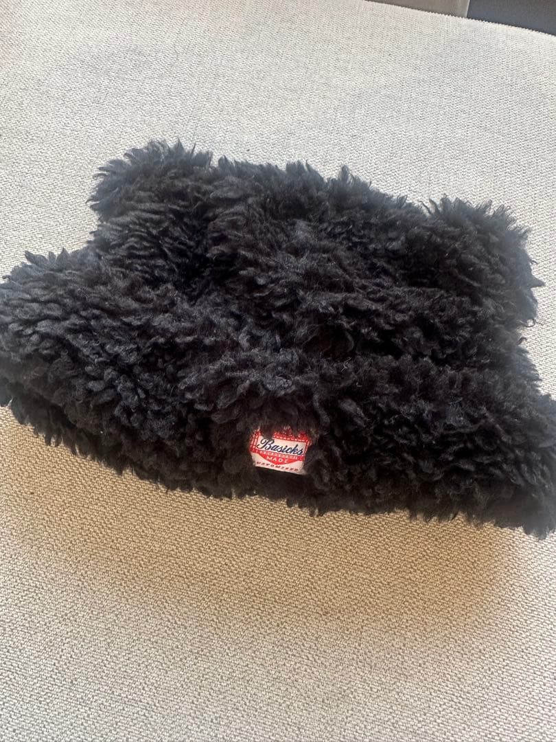帽子 Basics bear beanie Black M