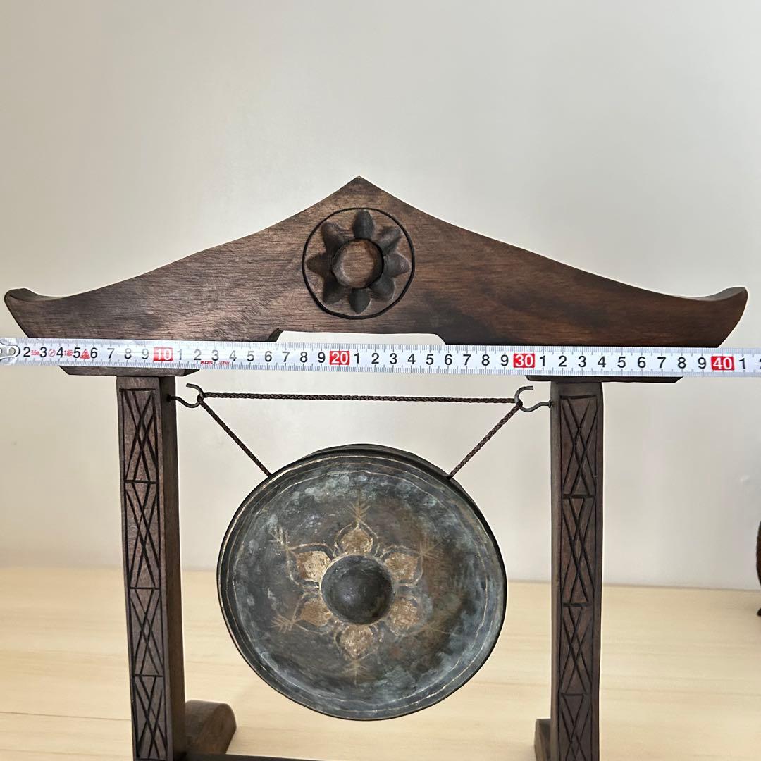 タイでは幸せを呼ぶドラ☆彡　バンコクで購入　銅鑼