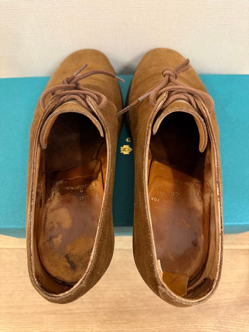 クロケット&ジョーンズ DARTMOUTH タバコスエード サイズ6E