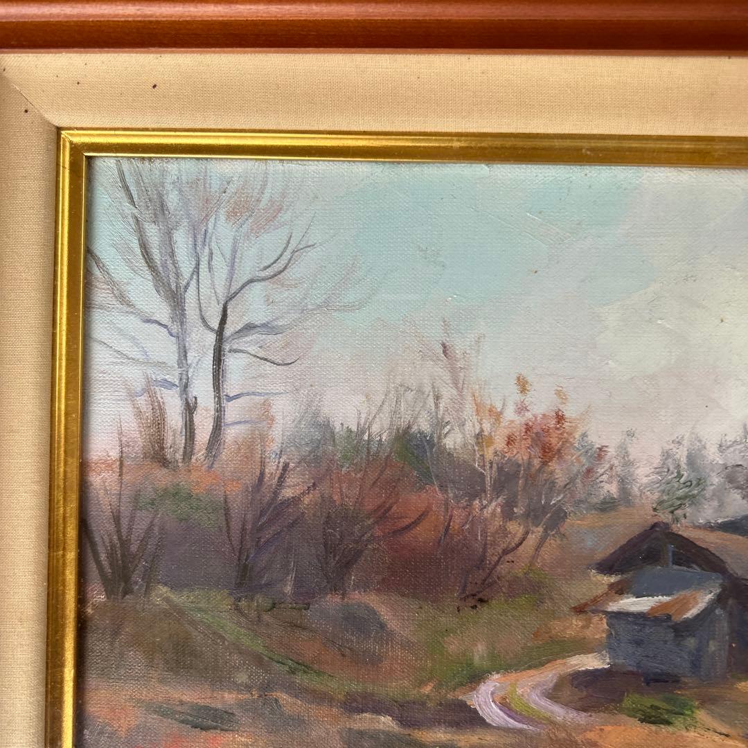 油絵風景画　江波正寛