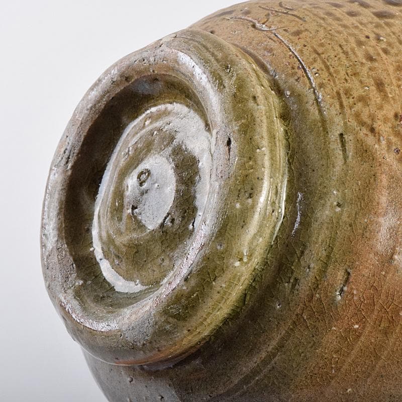 伊羅保　刷毛目茶碗　銘「二人静」　堀内宗心（兼中斎）極め箱　V　R7648