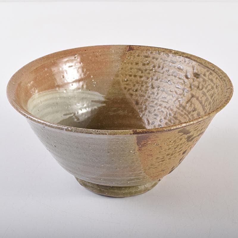 伊羅保　刷毛目茶碗　銘「二人静」　堀内宗心（兼中斎）極め箱　V　R7648