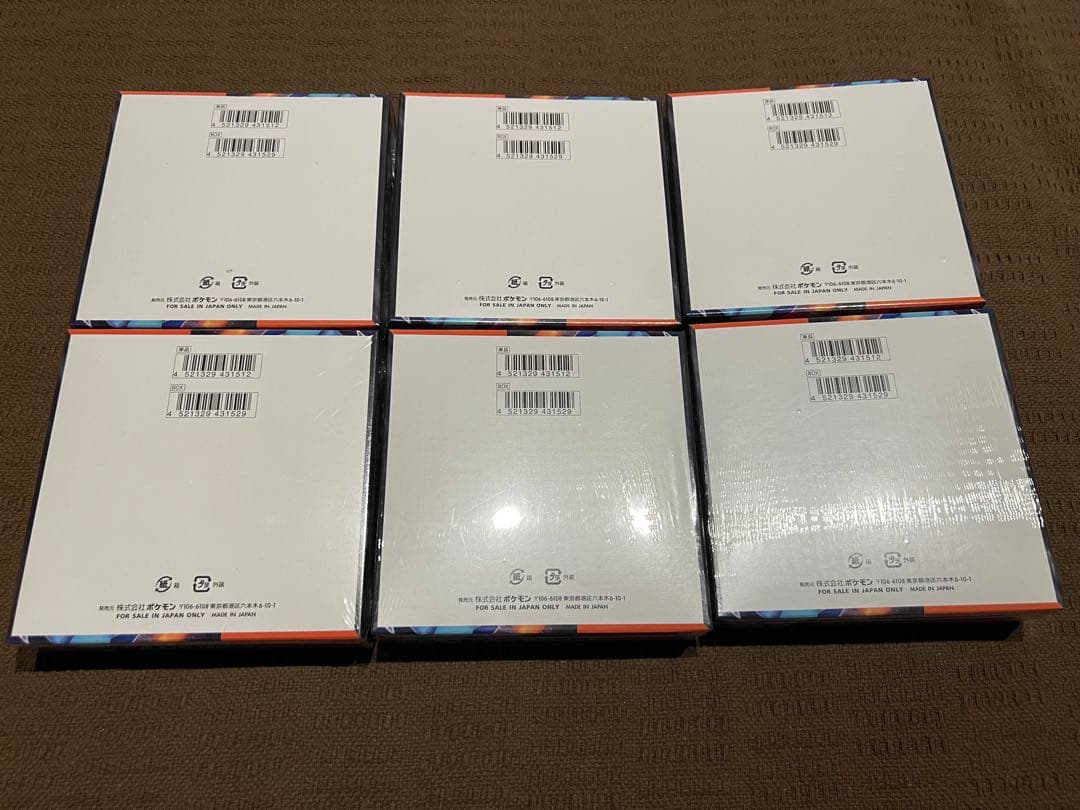 【シュリンク付き】ポケモンカード インフィニティX 6BOX