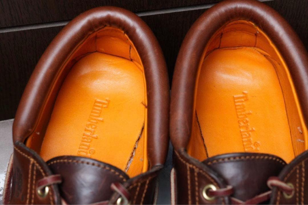 Timberland ブラウン デッキシューズ　us7.5 26.5cm