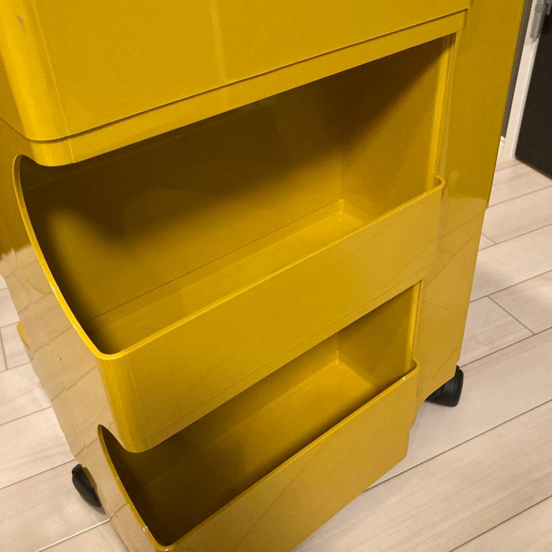 B-LINE　ボビーワゴン　3段3トレイ　　ハニーマスタードイエロー