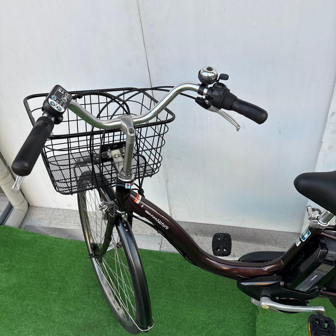 YAMAHAヤマハ電動アシスト自転車26インチ8.9Ah ブラウン